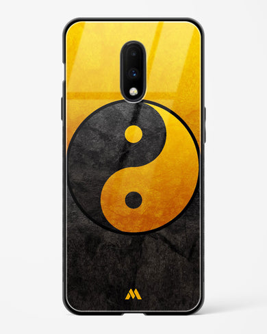 Yin Yang in Gold Glass Case Phone Cover (OnePlus)