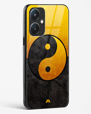 Yin Yang in Gold Glass Case Phone Cover (Oppo)