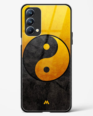 Yin Yang in Gold Glass Case Phone Cover (Oppo)