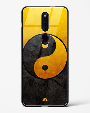 Yin Yang in Gold Glass Case Phone Cover (Oppo)