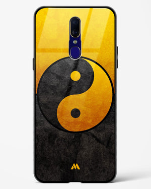 Yin Yang in Gold Glass Case Phone Cover (Oppo)
