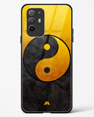 Yin Yang in Gold Glass Case Phone Cover (Oppo)