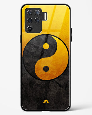 Yin Yang in Gold Glass Case Phone Cover (Oppo)