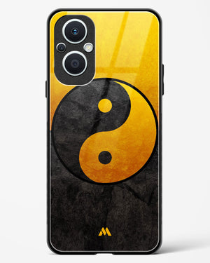 Yin Yang in Gold Glass Case Phone Cover (Oppo)