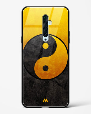 Yin Yang in Gold Glass Case Phone Cover (Oppo)