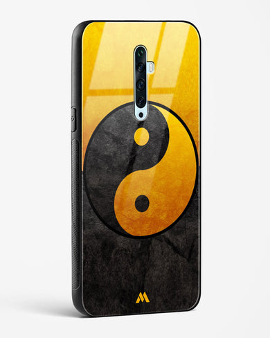 Yin Yang in Gold Glass Case Phone Cover (Oppo)