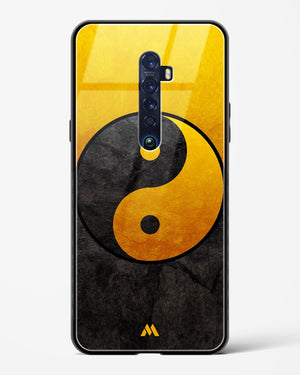 Yin Yang in Gold Glass Case Phone Cover (Oppo)