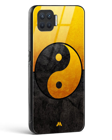 Yin Yang in Gold Glass Case Phone Cover (Oppo)