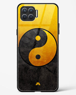 Yin Yang in Gold Glass Case Phone Cover (Oppo)