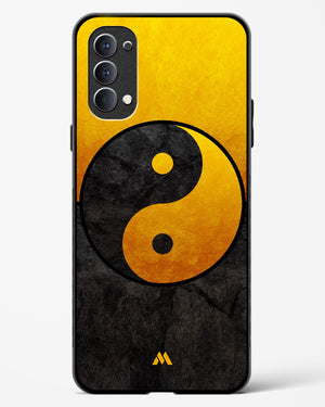 Yin Yang in Gold Glass Case Phone Cover (Oppo)