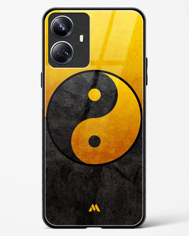 Yin Yang in Gold Glass Case Phone Cover-(Realme)