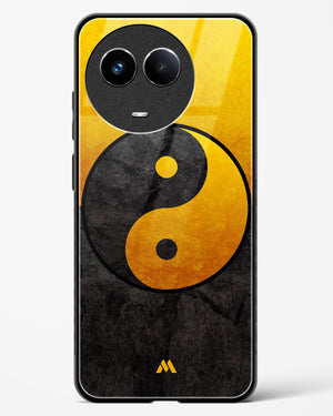 Yin Yang in Gold Glass Case Phone Cover (Realme)