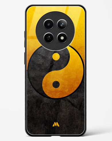 Yin Yang in Gold Glass Case Phone Cover (Realme)