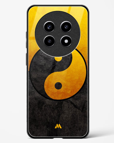 Yin Yang in Gold Glass Case Phone Cover (Realme)
