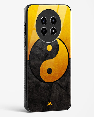 Yin Yang in Gold Glass Case Phone Cover (Realme)