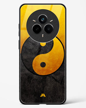 Yin Yang in Gold Glass Case Phone Cover (Realme)