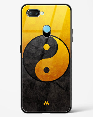 Yin Yang in Gold Glass Case Phone Cover (Realme)