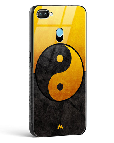 Yin Yang in Gold Glass Case Phone Cover-(Realme)