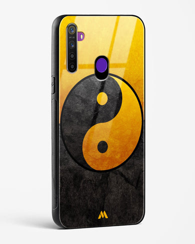 Yin Yang in Gold Glass Case Phone Cover (Realme)