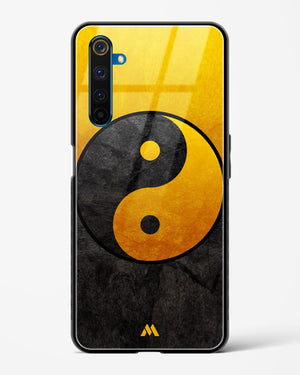 Yin Yang in Gold Glass Case Phone Cover (Realme)
