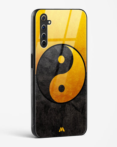 Yin Yang in Gold Glass Case Phone Cover-(Realme)