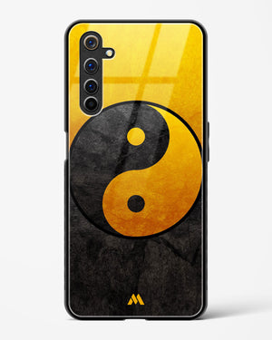 Yin Yang in Gold Glass Case Phone Cover-(Realme)