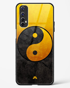 Yin Yang in Gold Glass Case Phone Cover (Realme)