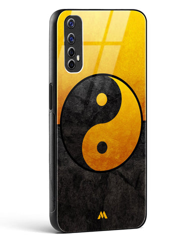 Yin Yang in Gold Glass Case Phone Cover-(Realme)