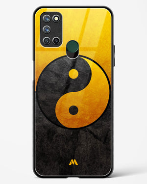 Yin Yang in Gold Glass Case Phone Cover (Realme)