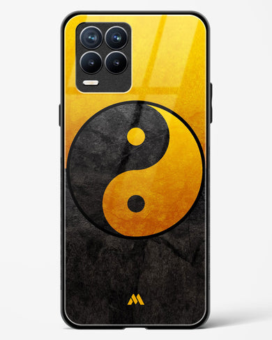 Yin Yang in Gold Glass Case Phone Cover (Realme)