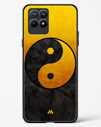 Yin Yang in Gold Glass Case Phone Cover (Realme)