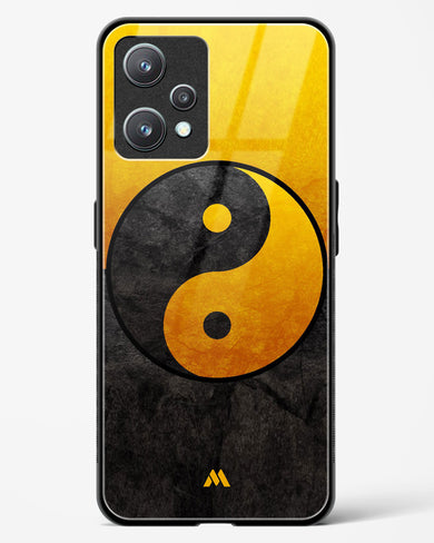 Yin Yang in Gold Glass Case Phone Cover (Realme)