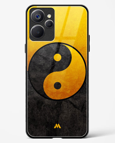 Yin Yang in Gold Glass Case Phone Cover (Realme)