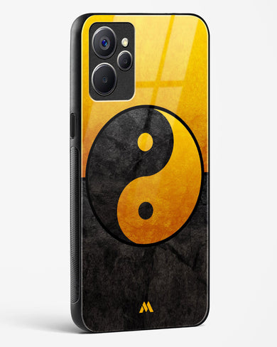 Yin Yang in Gold Glass Case Phone Cover (Realme)