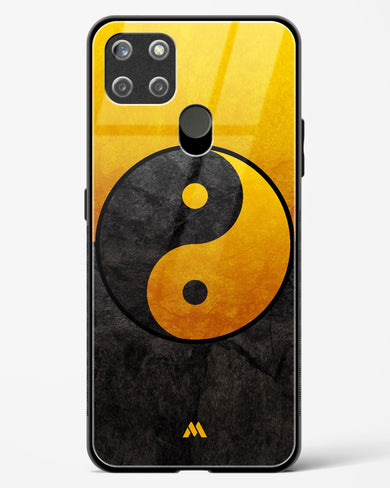 Yin Yang in Gold Glass Case Phone Cover (Realme)