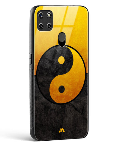 Yin Yang in Gold Glass Case Phone Cover (Realme)