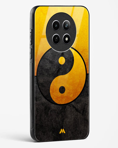 Yin Yang in Gold Glass Case Phone Cover (Realme)