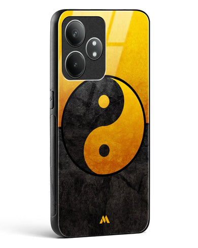 Yin Yang in Gold Glass Case Phone Cover (Realme)