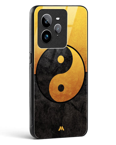 Yin Yang in Gold Glass Case Phone Cover (Realme)