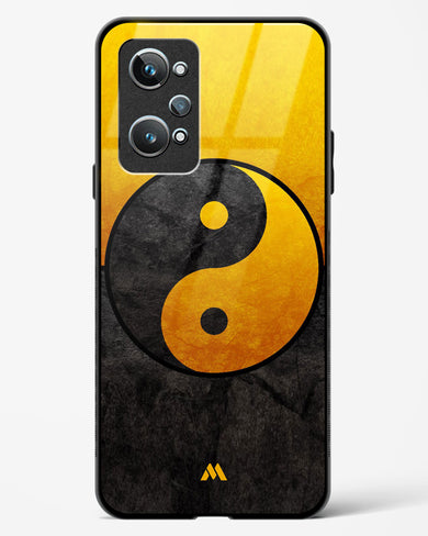 Yin Yang in Gold Glass Case Phone Cover (Realme)