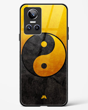 Yin Yang in Gold Glass Case Phone Cover (Realme)