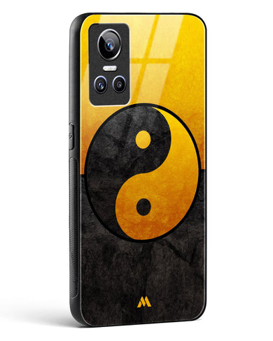 Yin Yang in Gold Glass Case Phone Cover (Realme)