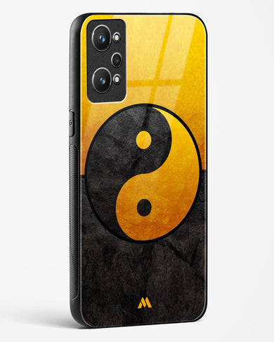 Yin Yang in Gold Glass Case Phone Cover-(Realme)