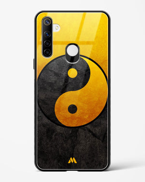 Yin Yang in Gold Glass Case Phone Cover (Realme)