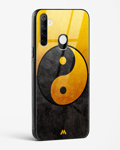 Yin Yang in Gold Glass Case Phone Cover (Realme)