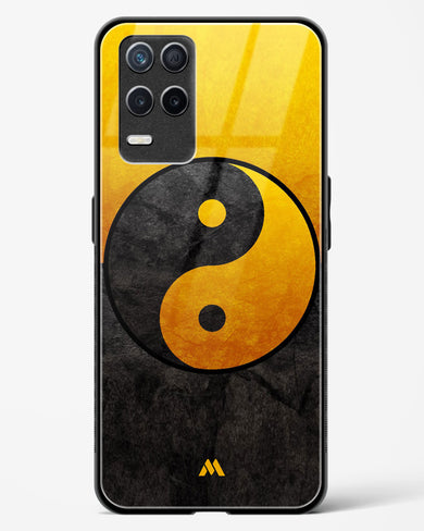 Yin Yang in Gold Glass Case Phone Cover (Realme)
