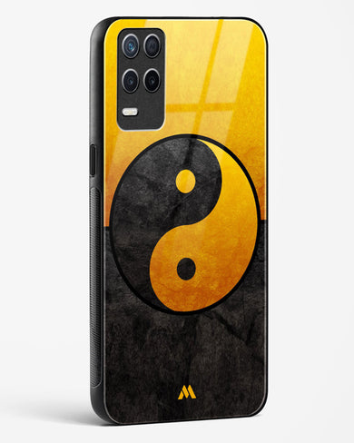 Yin Yang in Gold Glass Case Phone Cover (Realme)