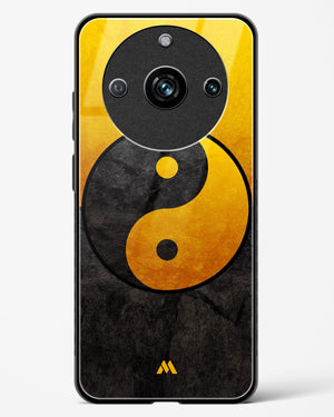 Yin Yang in Gold Glass Case Phone Cover (Realme)