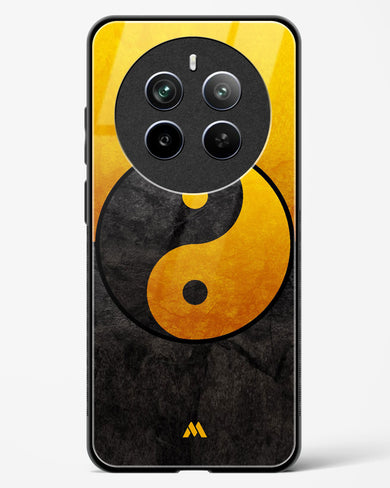 Yin Yang in Gold Glass Case Phone Cover (Realme)