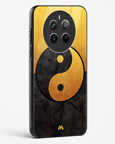Yin Yang in Gold Glass Case Phone Cover (Realme)